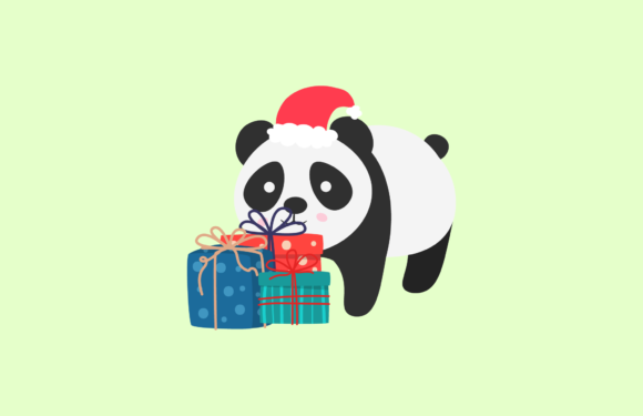 Animal Cute Christmas Illustration: A Charming Graphics Asset