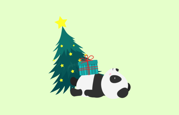 Christmas Animal Cute Tree: A Charming Embroidery Design