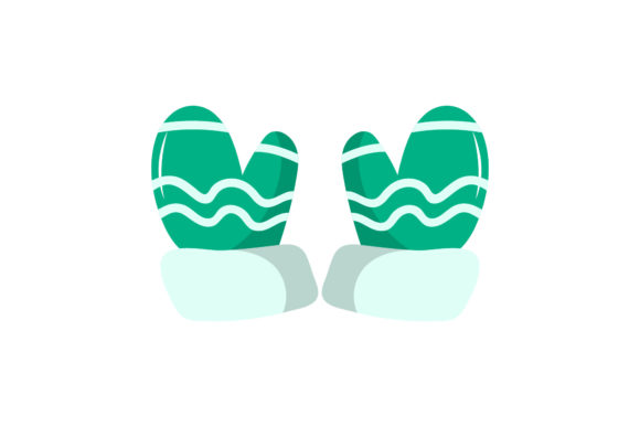 Christmas Beauty Gloves Vector Design: A Versatile Graphics Asset