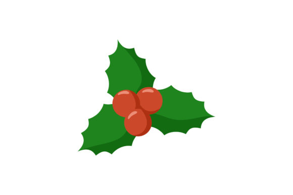 Christmas Beauty Mistletoe Design: A Versatile Graphics Asset