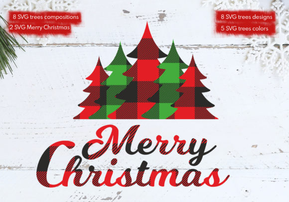Christmas Buffalo Tree: A Versatile Graphic for Seasonal Publishing