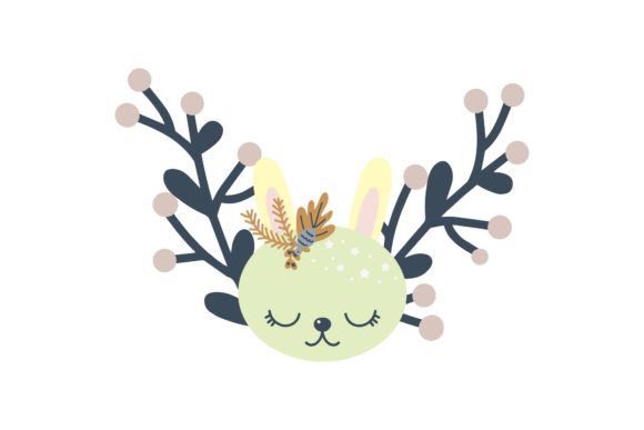 Christmas Character Animal Soft Color: A Versatile Graphics and Illustrations Asset