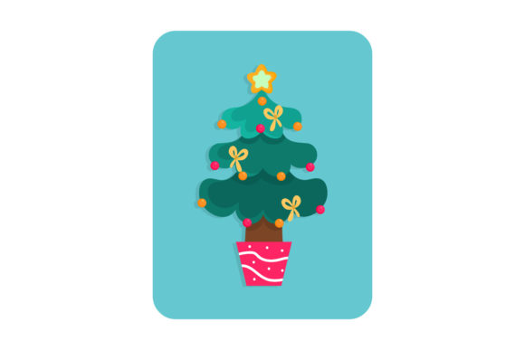 Christmas Cute Tree Graphic: A Festive Addition to Your Brand
