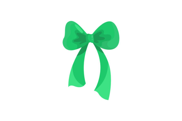 Christmas Green Ribbon: A Versatile Graphic for Content Creators