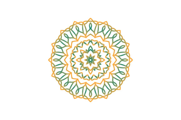 Christmas Mandala Art Decoration: A Festive Graphics Gem