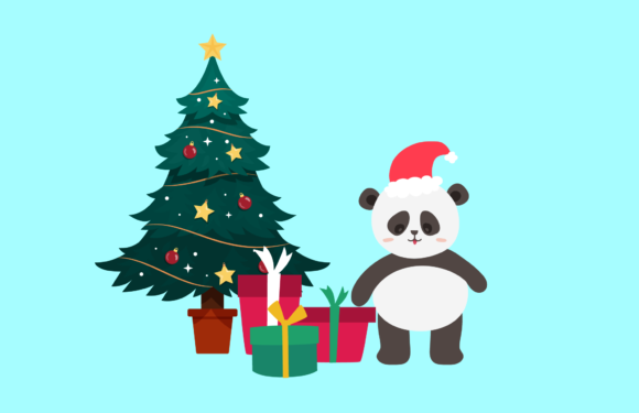 Christmas Panda Illustration Xmas: A Festive Design Review