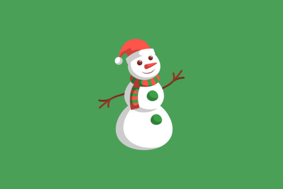 Christmas Snowman Decoration: A Versatile Graphics Asset