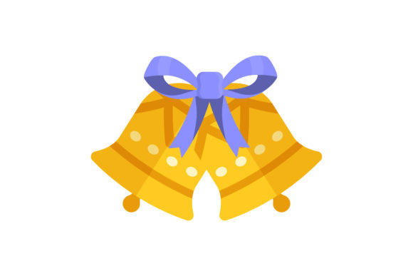 Christmas Two Bells Decoration: A Versatile Graphics Asset