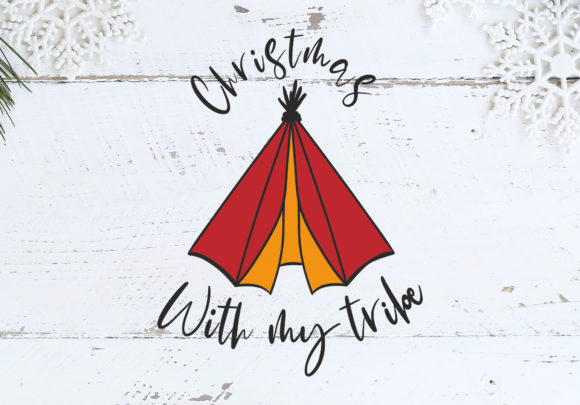 Christmas with My Tribe Bundle: A Versatile Graphics Set