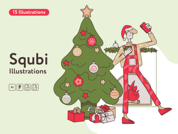 Explore Squbi Christmas Graphics for Festive Crafting
