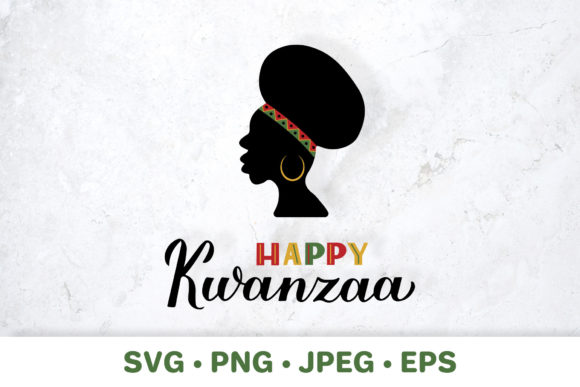 Happy Kwanzaa African American Christmas Graphics