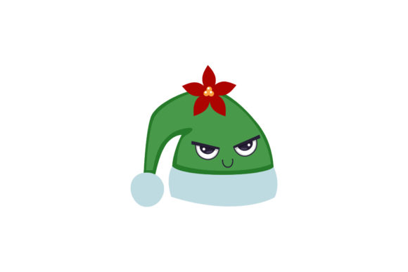 Kawaii Christmas Hat: A Charming Addition to Your Graphics and Illustrations