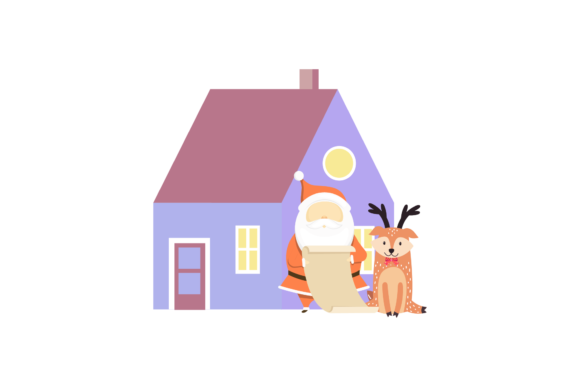Review: Santa and Reindeer House Christmas Graphics